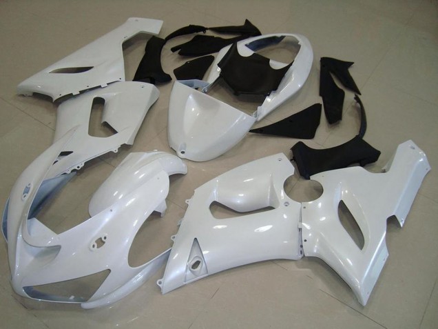 Carénages Moto Kawasaki ZX6R 2005-2006 - Blanc Perle