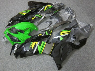 Carénages Moto Kawasaki ZX6R 2019-2022 - Vert Noir Jaune