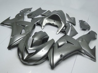 Carénages Moto Kawasaki ZX10R 2006-2007 - Gris Brillant