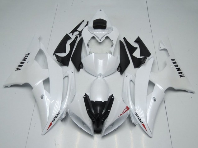 Carénages Moto Yamaha YZF R6 2008-2016 - Blanc Brillant