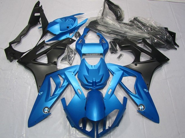 Kits Carénages Moto BMW S1000RR 2009-2014 - Bleu Noir Mat