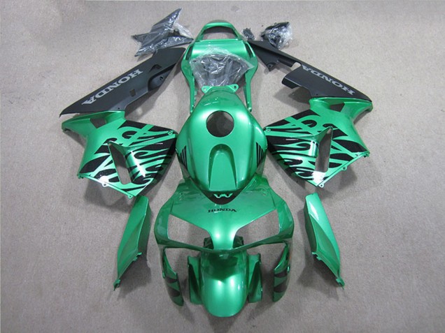 Carénage Moto Honda CBR600RR 2005-2006 - Vert Noir