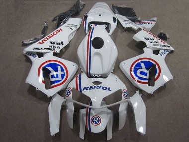 Carénages Moto Honda CBR600RR 2005-2006 - Blanc Bleu Repsol