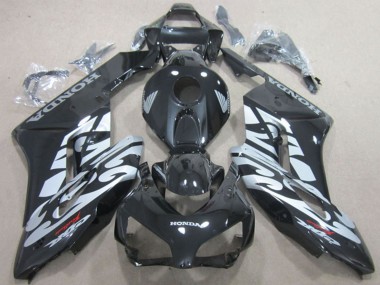 Carénages Moto Honda CBR1000RR 2004-2005 - Noir Brillant Argent