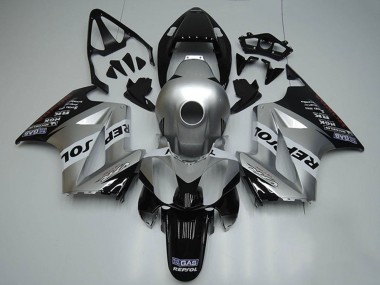 Carénages Moto Honda VFR 800 2002-2013 - Argent Blanc Noir Brillant Repsol