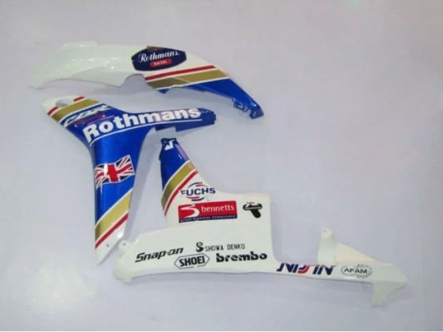 Carénages Moto Honda CBR600RR 2007-2008 - Blanc Bleu Jaune Rothmans