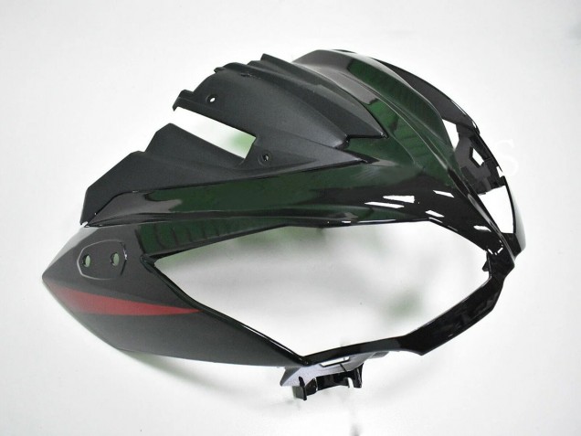 Carénages Moto Kawasaki EX650 2012-2016 - Rouge Noir Brillant