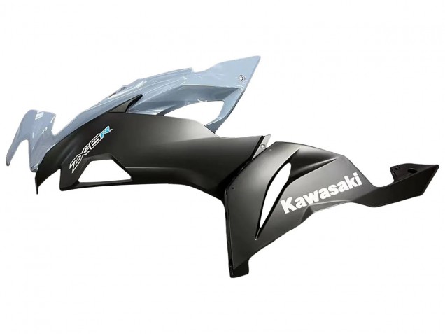 Carénages Moto Kawasaki ZX6R 2019-2022 - Gris Noir Mat