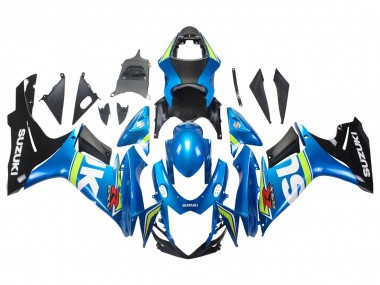 Carénages Moto Suzuki GSXR 600/750 2011-2024 - Bleu Blanc Vert Noir